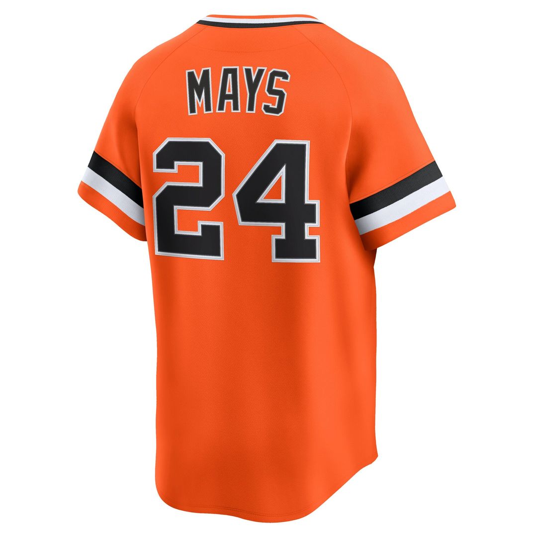 Willie Mays San Francisco Giants Nike Cooperstown Collection Limited Jersey - Orange | MLB Fan Gear