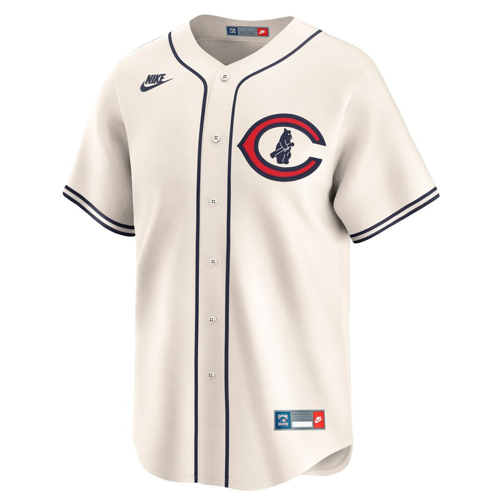 Seiya Suzuki Chicago Cubs Nike Throwback Cooperstown Collection Limited Jersey - Cream | MLB Fan Gear