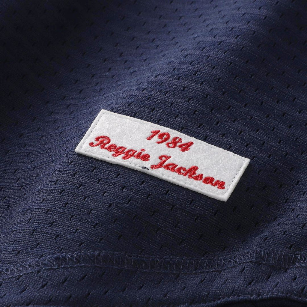 Reggie Jackson California Angels Mitchell & Ness Authentic Batting Practice Jersey - Navy | MLB Fan Gear