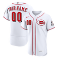 Cincinnati Reds Nike Home Authentic Custom Jersey - White | MLB Fan Gear