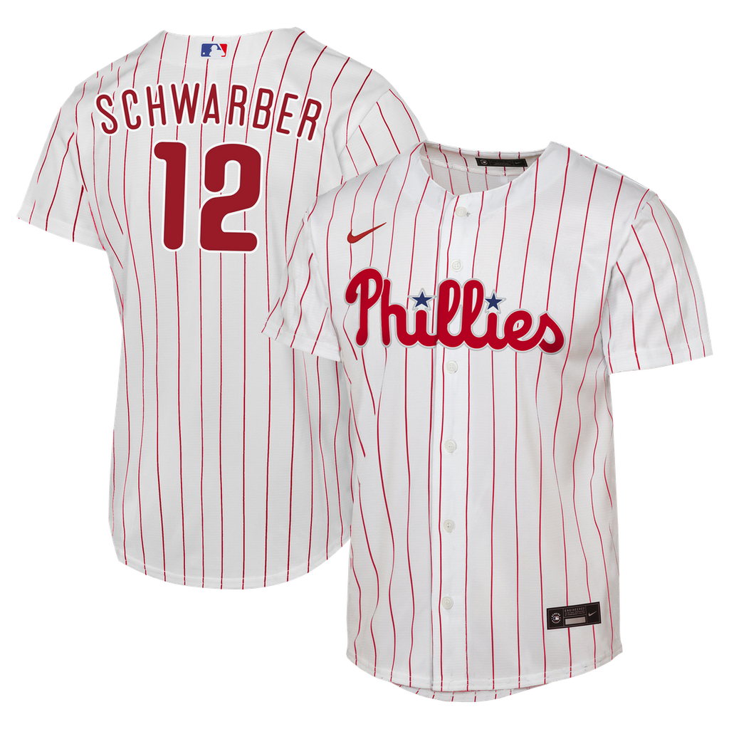 Kyle Schwarber Philadelphia Phillies Nike Youth Home Replica Jersey - White | MLB Fan Gear