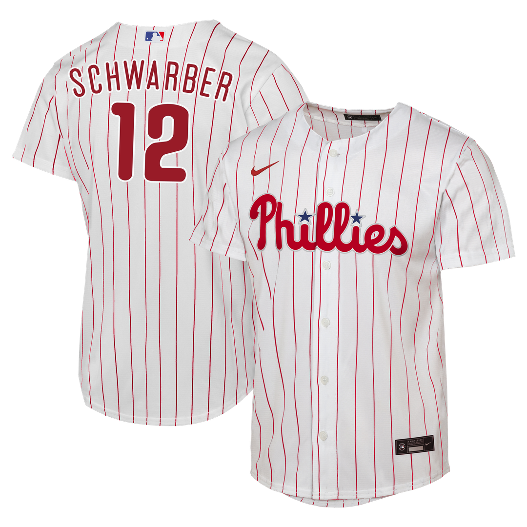 Kyle Schwarber Philadelphia Phillies Nike Youth Home Replica Jersey - White | MLB Fan Gear