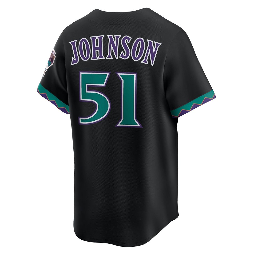 Randy Johnson Arizona Diamondbacks Nike Throwback Cooperstown Collection Limited Jersey - Cream | MLB Fan Gear