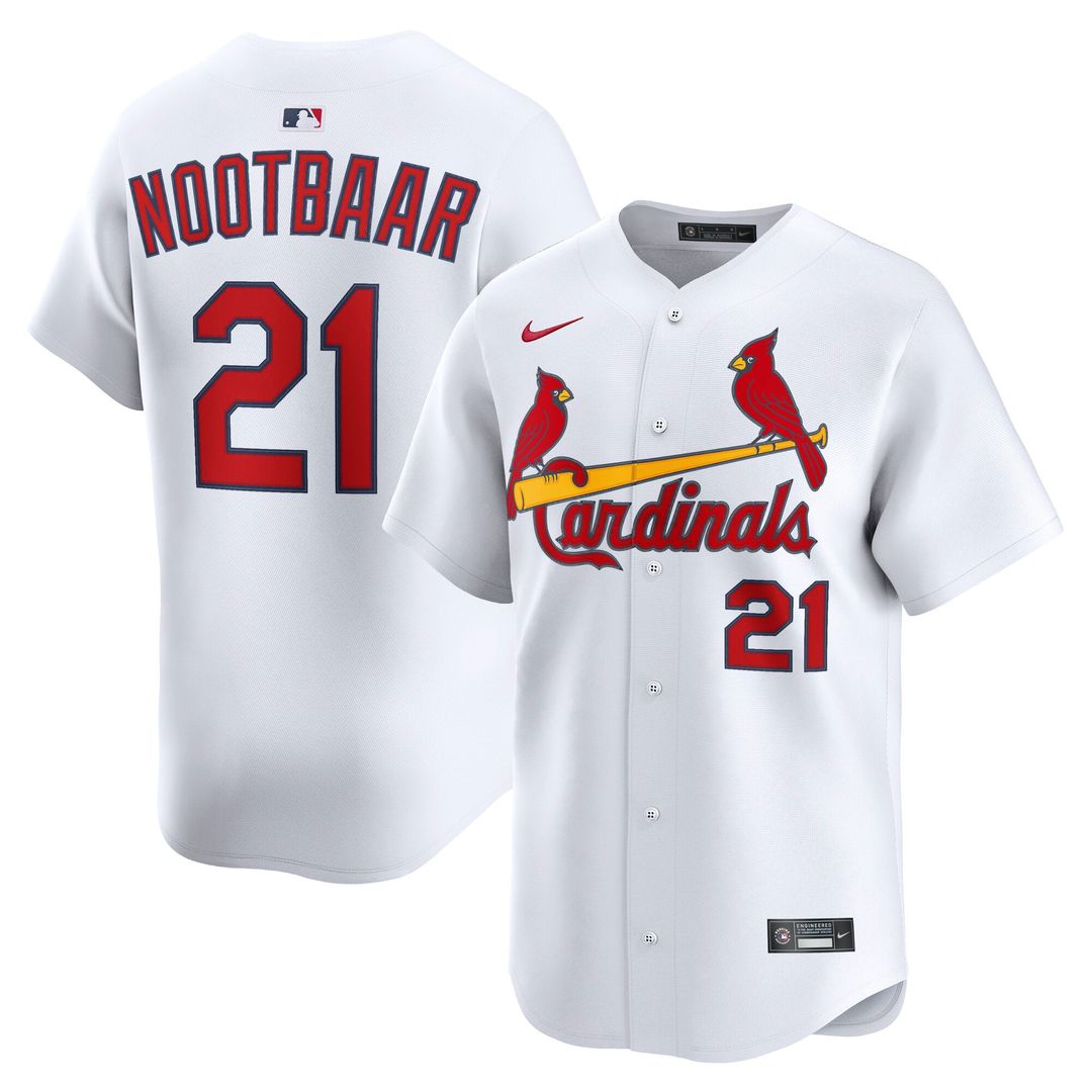 Lars Nootbaar St. Louis Cardinals Nike Home Limited Player Jersey - White | MLB Fan Gear