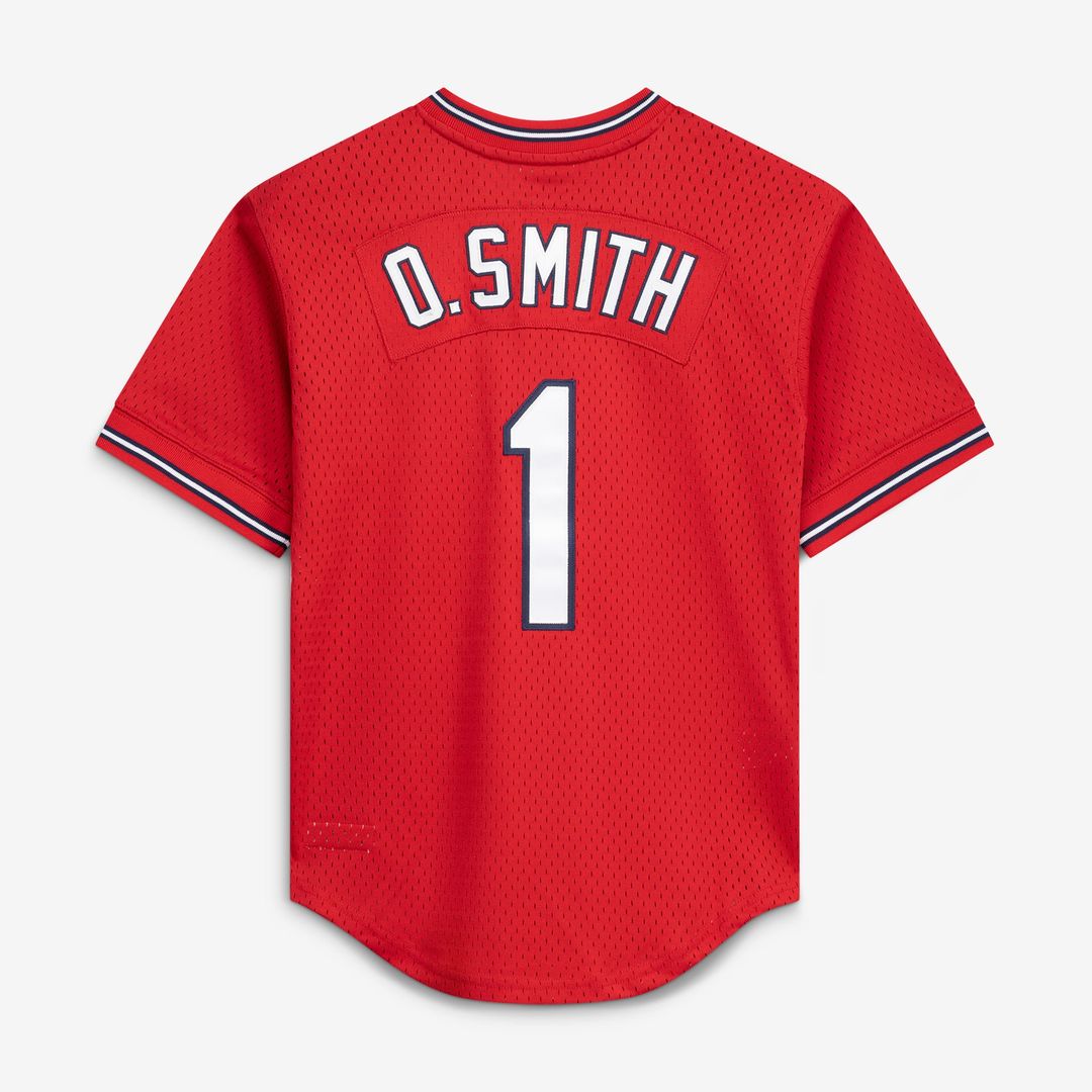 Ozzie Smith St. Louis Cardinals Mitchell & Ness Authentic Batting Practice Jersey - Navy | MLB Fan Gear