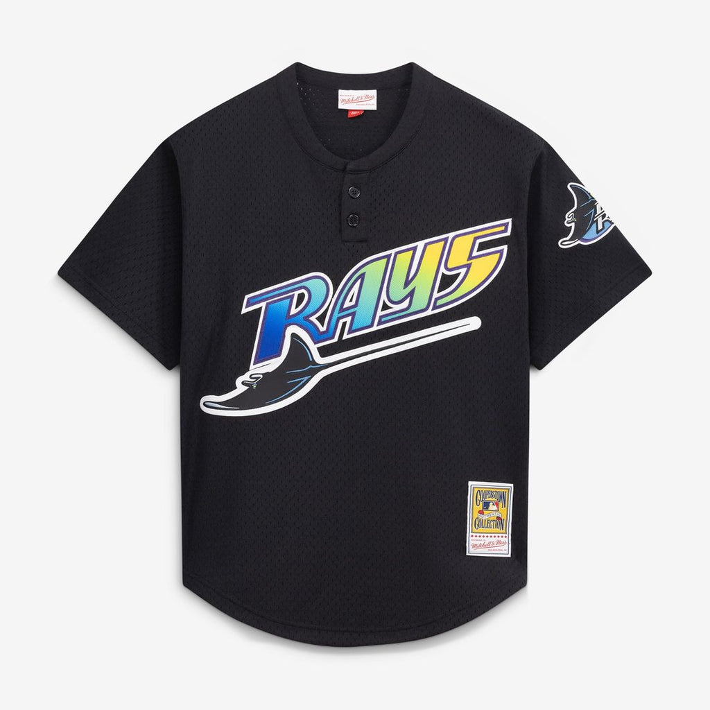 Wade Boggs Tampa Bay Rays Mitchell & Ness Authentic Batting Practice Jersey - Black | MLB Fan Gear