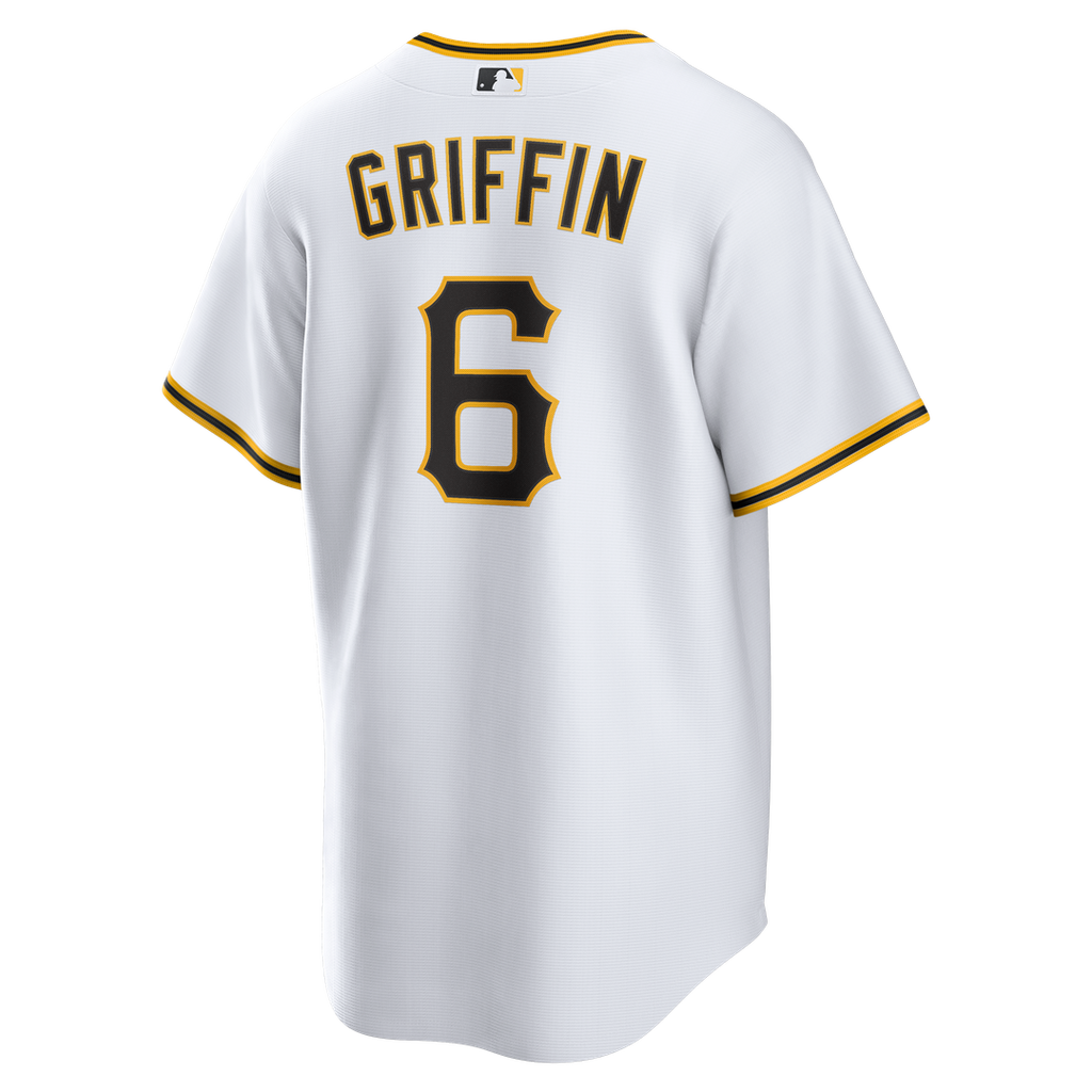 Konnor Griffin Pittsburgh Pirates Nike Home Replica Jersey - White | MLB Fan Gear