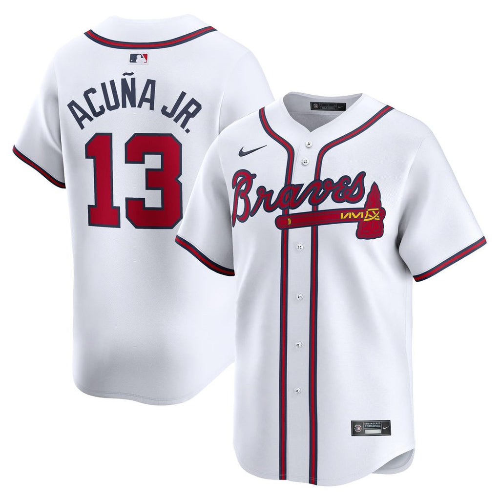 Ronald Acuña Jr. Atlanta Braves Nike Home Limited Player Jersey - White | MLB Fan Gear