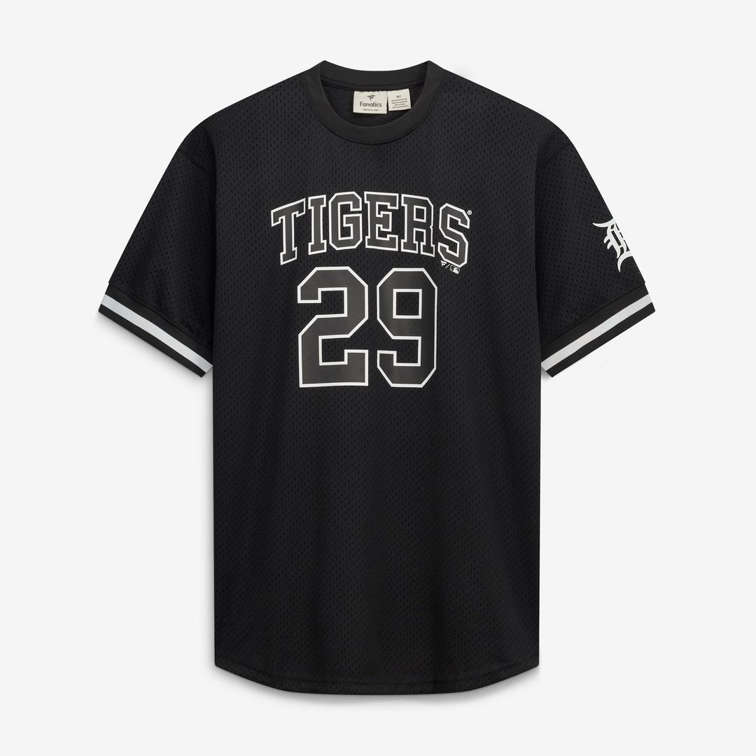 Tarik Skubal Detroit Tigers Fanatics Big & Tall Heavyweight Mesh Jersey - Black/ White | MLB Fan Gear