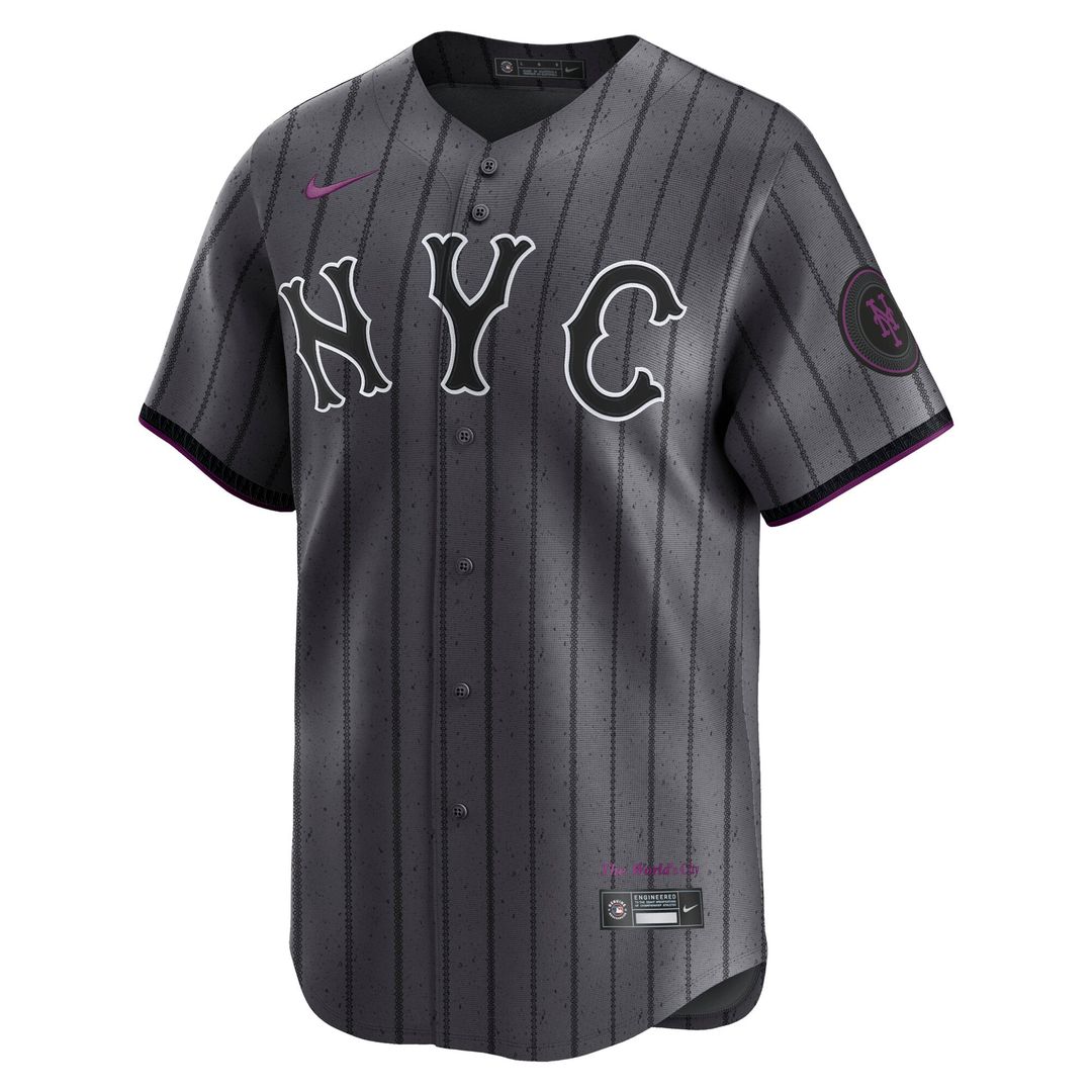 New York Mets Nike City Connect Limited Jersey - Gray | MLB Fan Gear