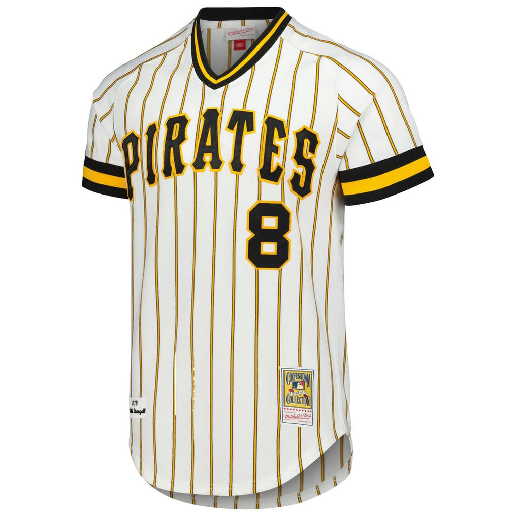 Willie Stargell Pittsburgh Pirates Mitchell & Ness Cooperstown Collection 1979 Authentic Jersey - White | MLB Fan Gear