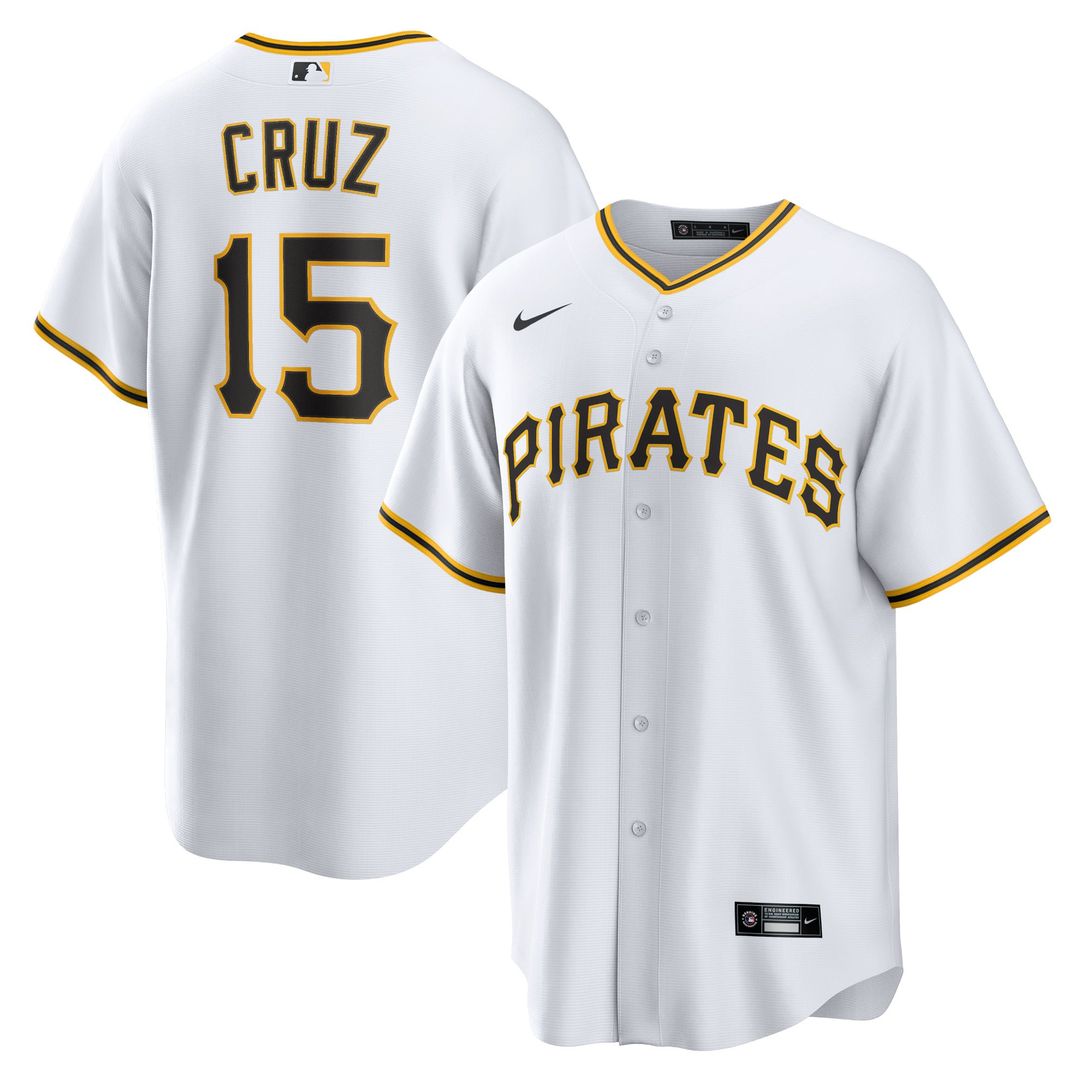 Oneil Cruz Pittsburgh Pirates Nike Home Replica Jersey - White | MLB Fan Gear