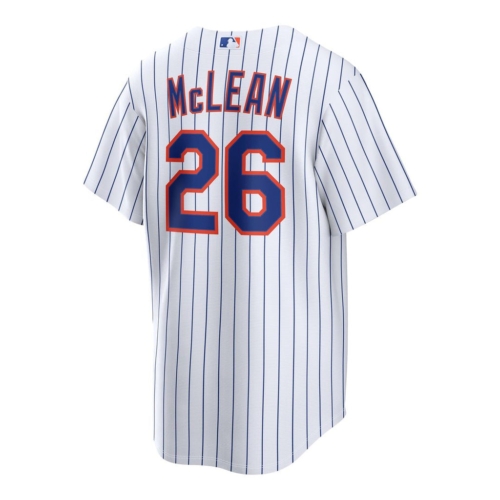 Nolan McLean New York Mets Nike Home Replica Jersey - White | MLB Fan Gear