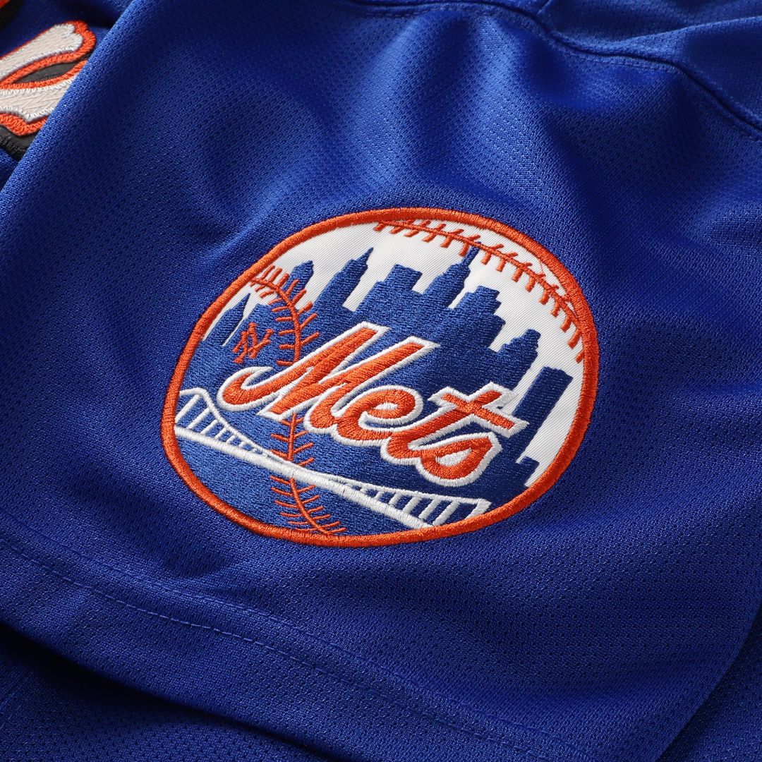 Mike Piazza New York Mets Mitchell & Ness Cooperstown Collection Mesh Batting Practice Button-Up Jersey - Orange | MLB Fan Gear