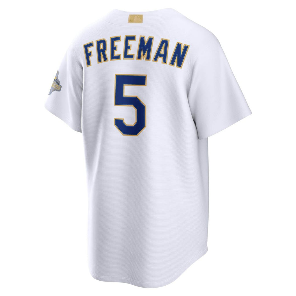 Freddie Freeman Los Angeles Dodgers Nike 2026 Gold Collection Stadium Jersey - White | MLB Fan Gear
