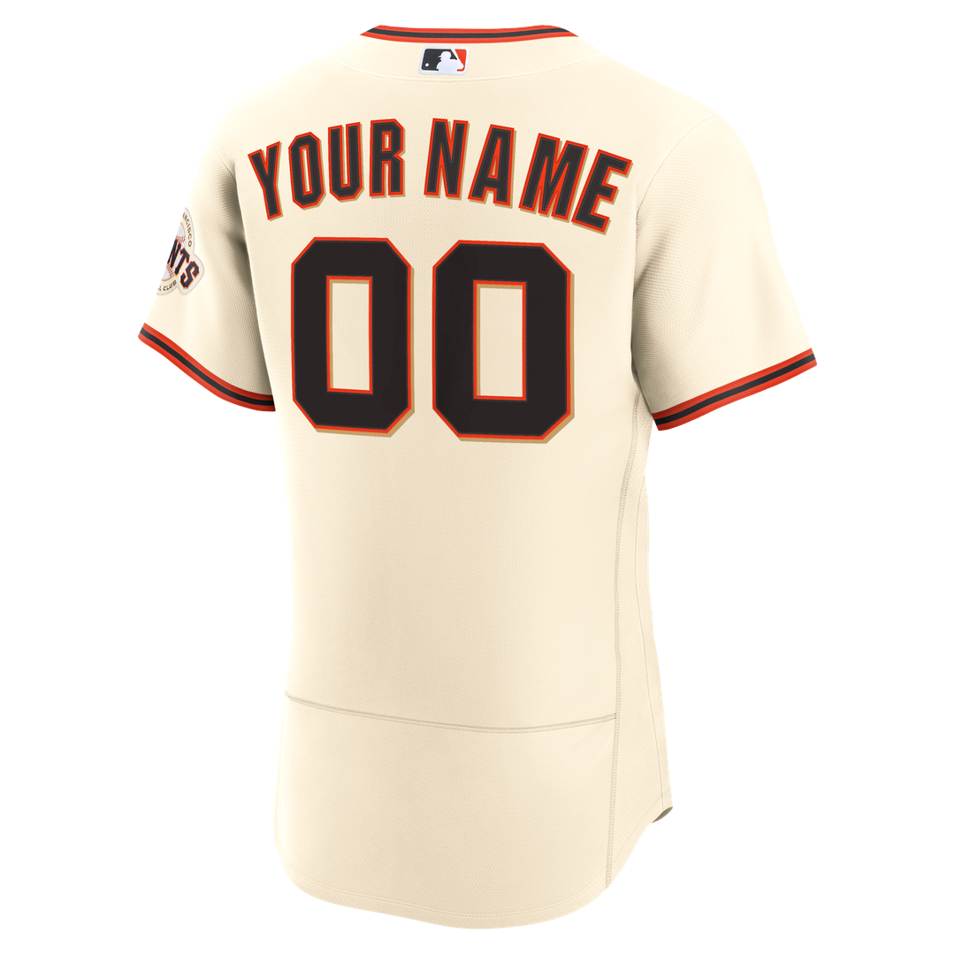 San Francisco Giants Nike Home Authentic Custom Jersey - Cream | MLB Fan Gear
