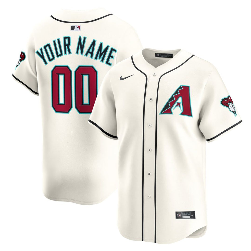 Arizona Diamondbacks Nike Youth Home Custom Limited Jersey - White | MLB Fan Gear