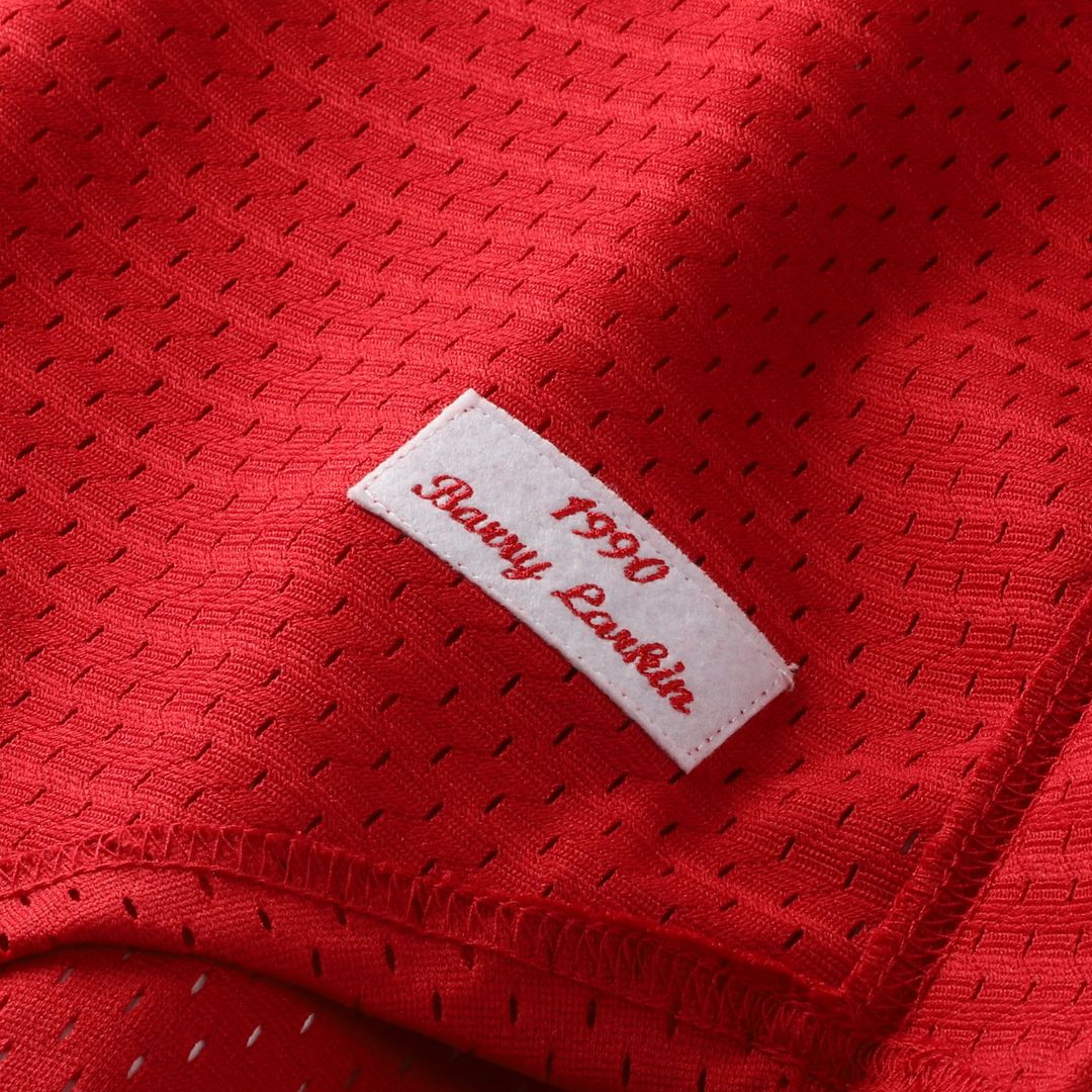 Barry Larkin Cincinnati Reds Mitchell & Ness Youth Cooperstown Collection Mesh Batting Practice Jersey - Red | MLB Fan Gear