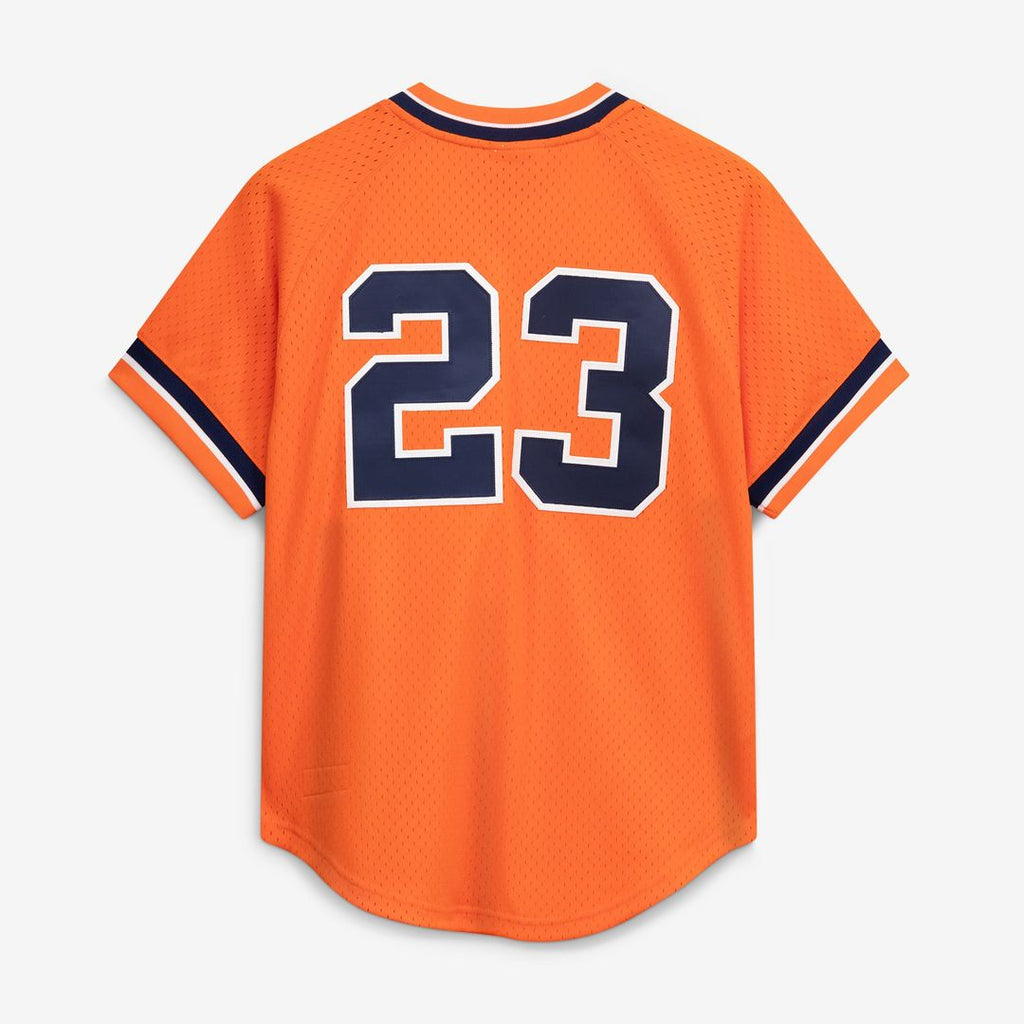 Kirk Gibson Detroit Tigers Mitchell & Ness Cooperstown Collection Mesh Batting Practice Button-Up Jersey - Orange | MLB Fan Gear