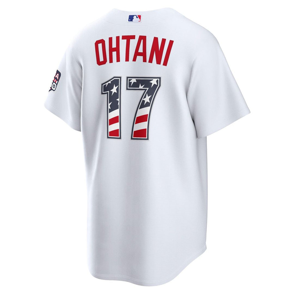 Shohei Ohtani Los Angeles Dodgers Nike USA 250 Fourth of July Home Stadium Jersey - White | MLB Fan Gear