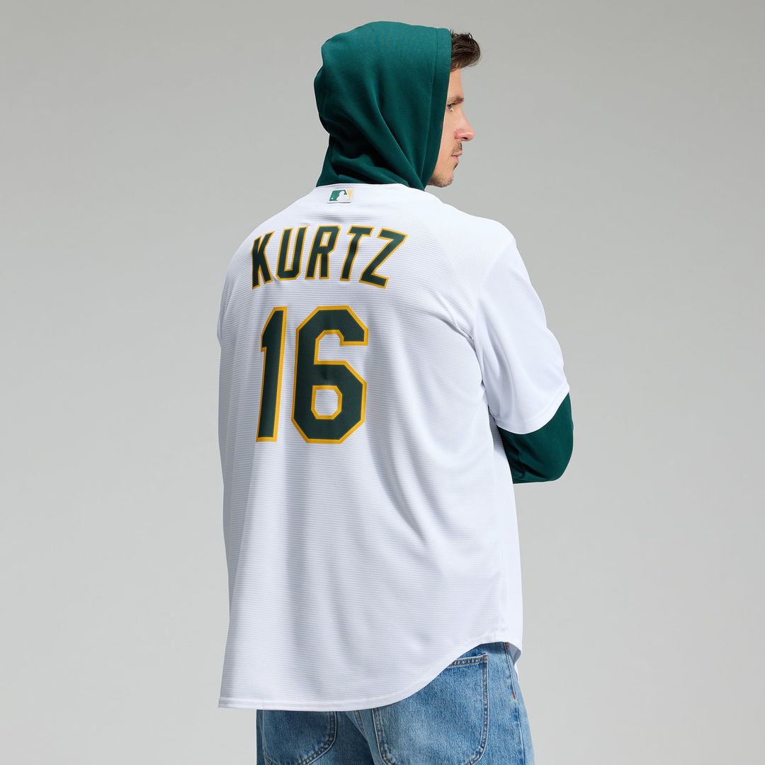 Nick Kurtz Athletics Nike Home Replica Jersey - White | MLB Fan Gear