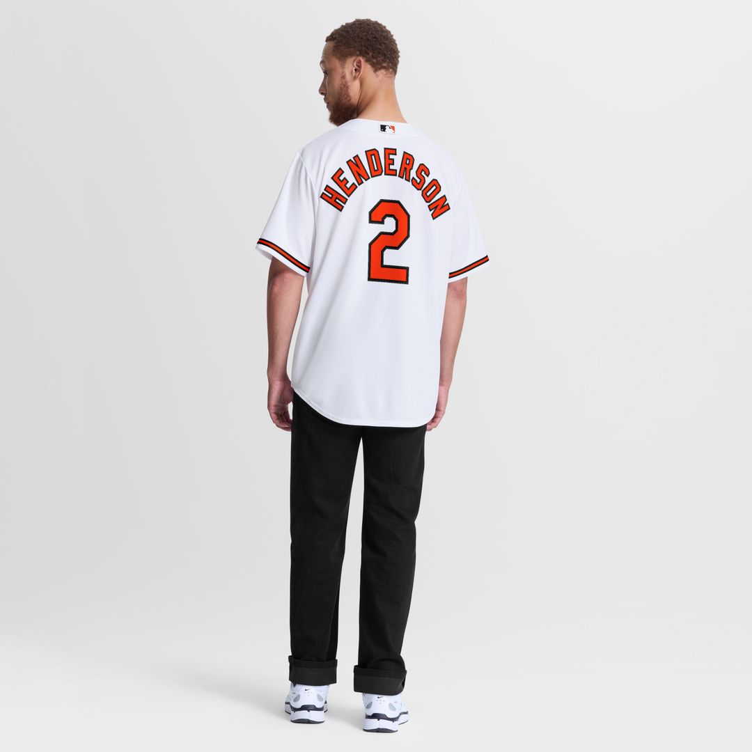 Gunnar Henderson Baltimore Orioles Nike Home Replica Jersey - White | MLB Fan Gear