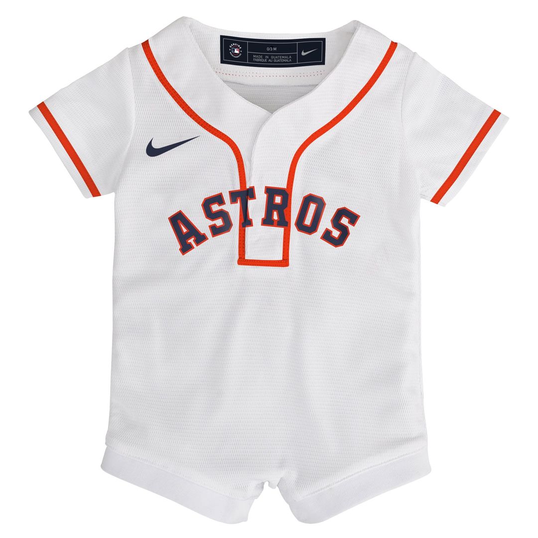 Houston Astros Nike Newborn Home Replica Romper Jersey - White | MLB Fan Gear