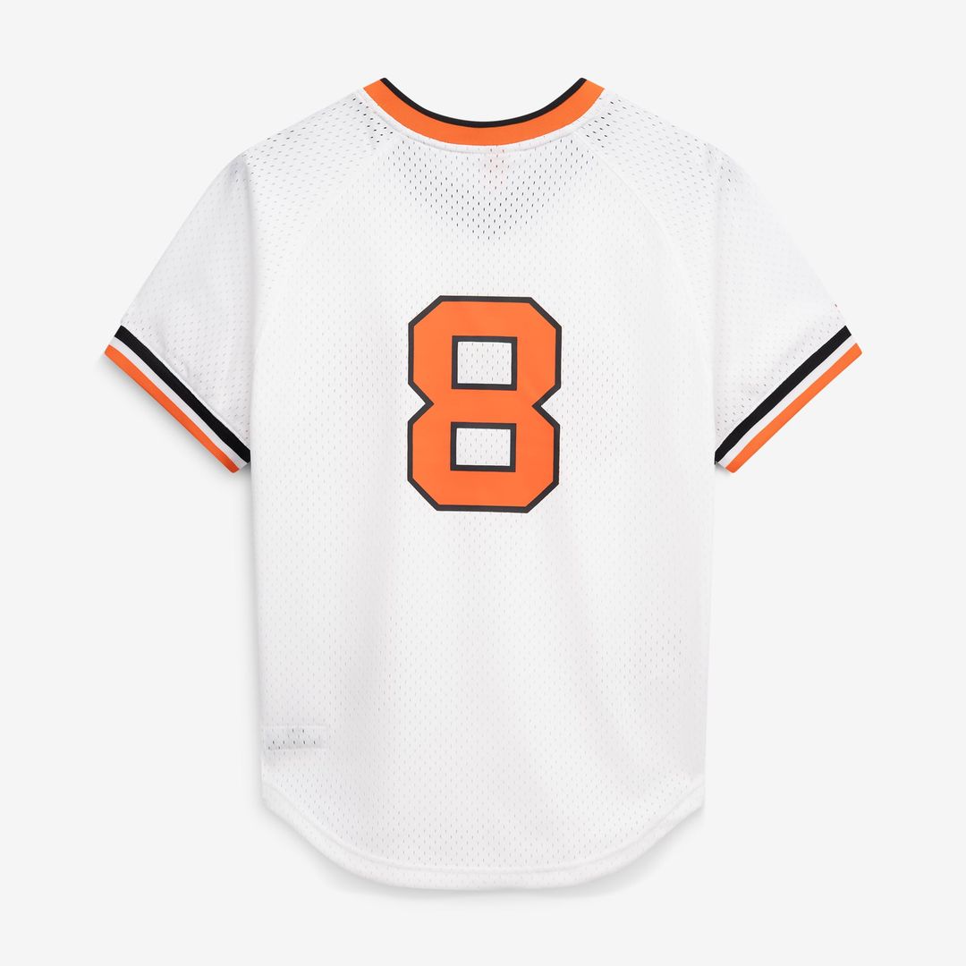 Cal Ripken Jr. Baltimore Orioles Mitchell & Ness Authentic Batting Practice Jersey - Orange | MLB Fan Gear