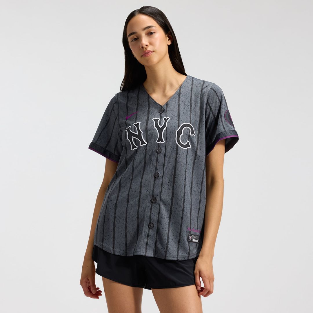 New York Mets Nike Women's City Connect Limited Jersey - Gray | MLB Fan Gear