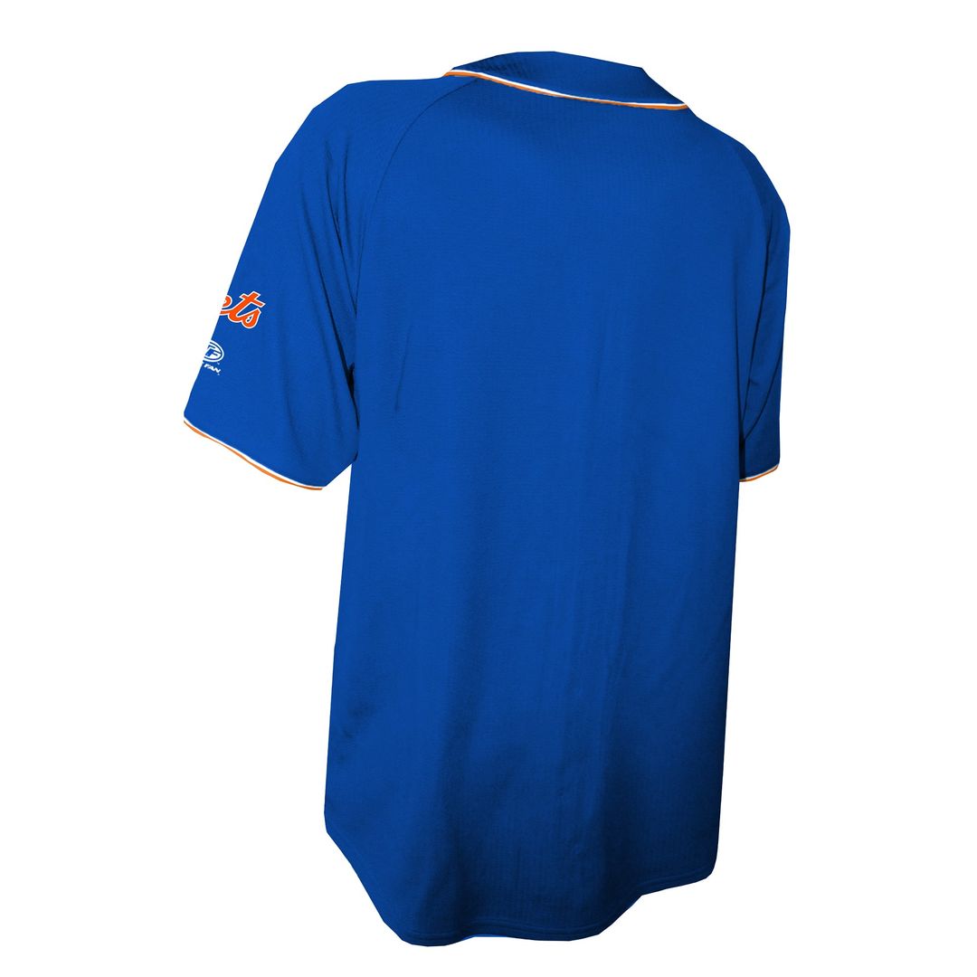 New York Mets Stitches Team Color Full-Button Fashion Jersey - Royal | MLB Fan Gear