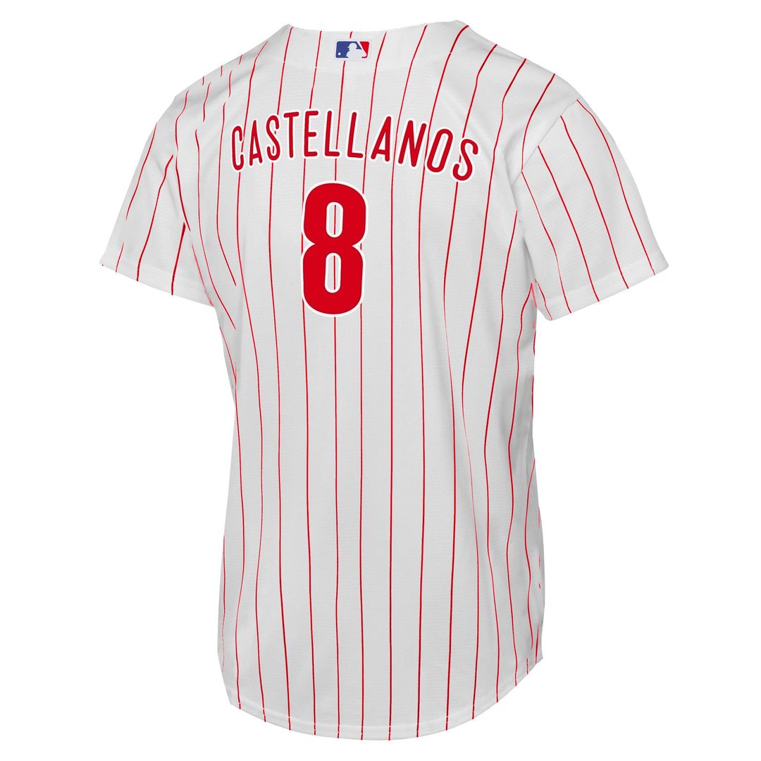 Nick Castellanos Philadelphia Phillies Nike Youth Home Replica Player Jersey - White | MLB Fan Gear