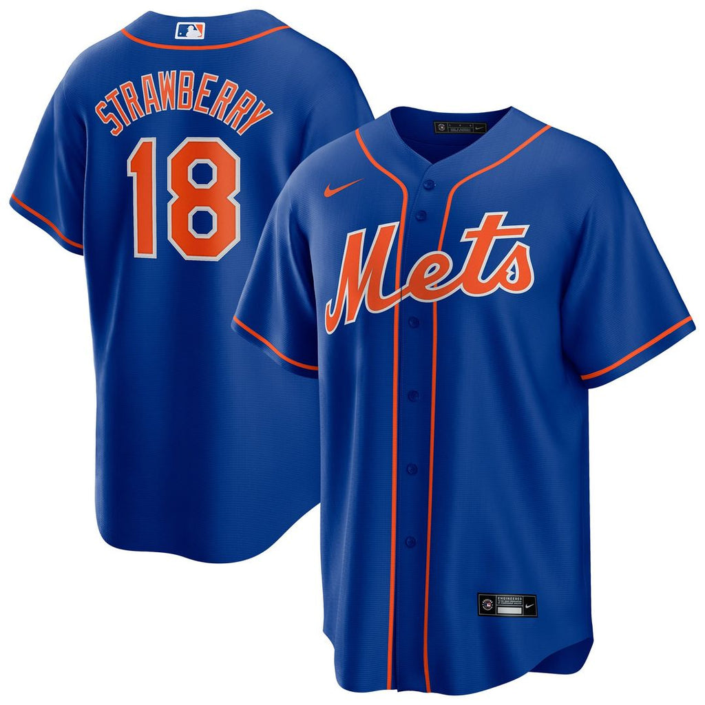 Darryl Strawberry New York Mets Nike Alternate Replica Player Jersey - Royal | MLB Fan Gear