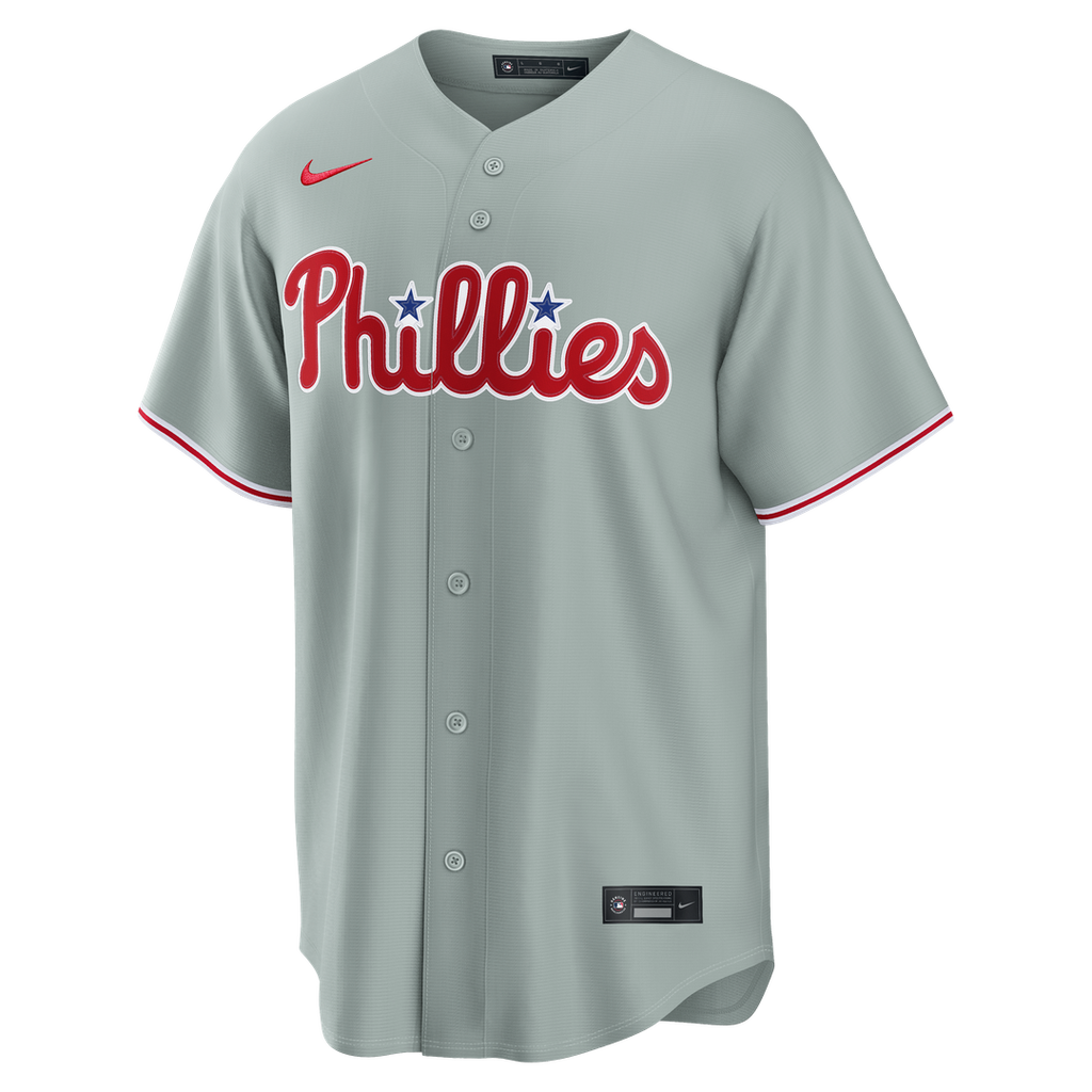 Bryce Harper Philadelphia Phillies Nike Road Replica Jersey - Gray | MLB Fan Gear