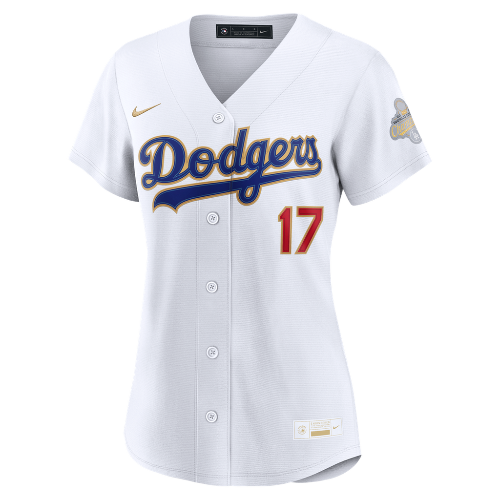 Shohei Ohtani Los Angeles Dodgers Nike Women's 2026 Gold Collection Stadium Jersey - White | MLB Fan Gear