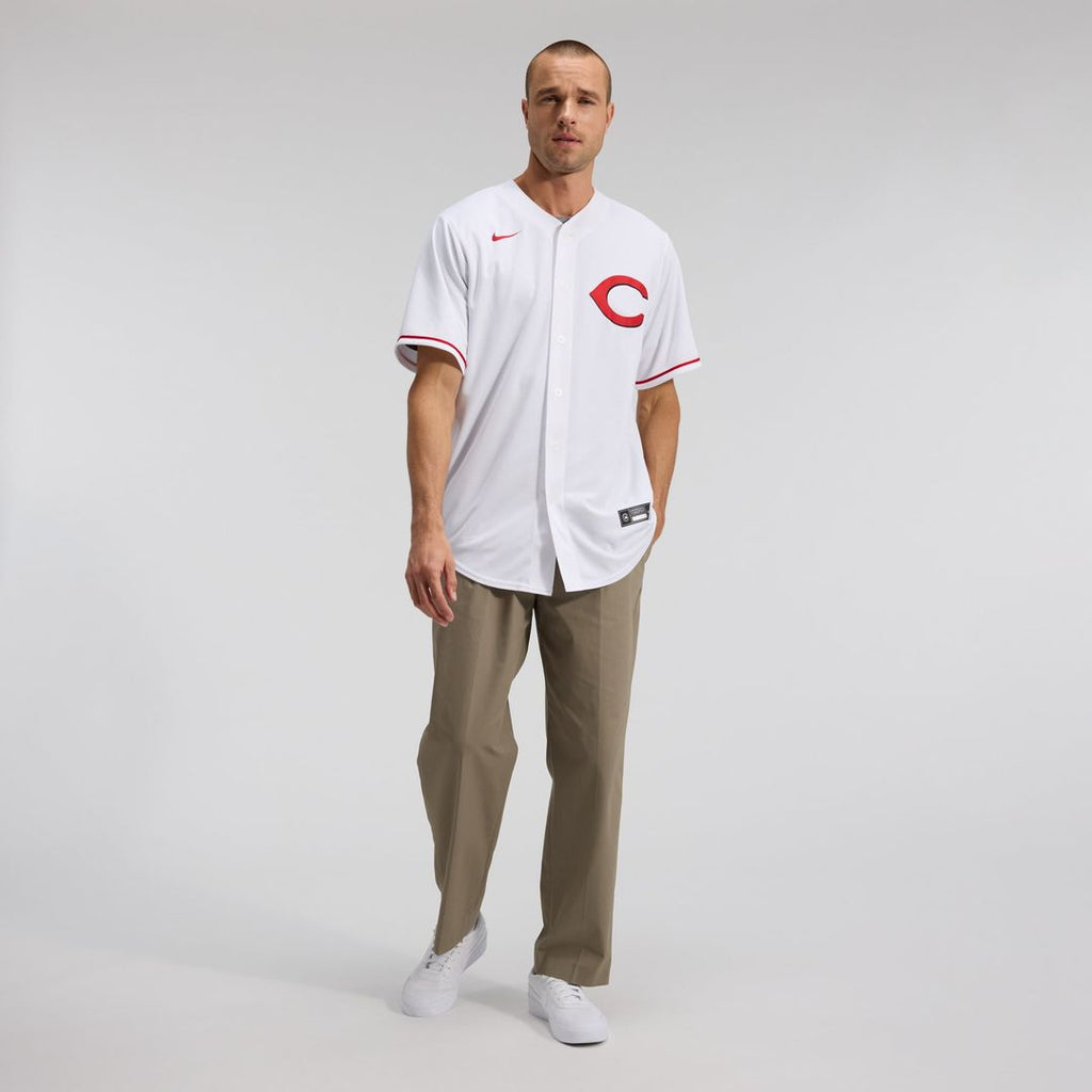 Elly De La Cruz Cincinnati Reds Nike Alternate 2 Replica Jersey - White | MLB Fan Gear