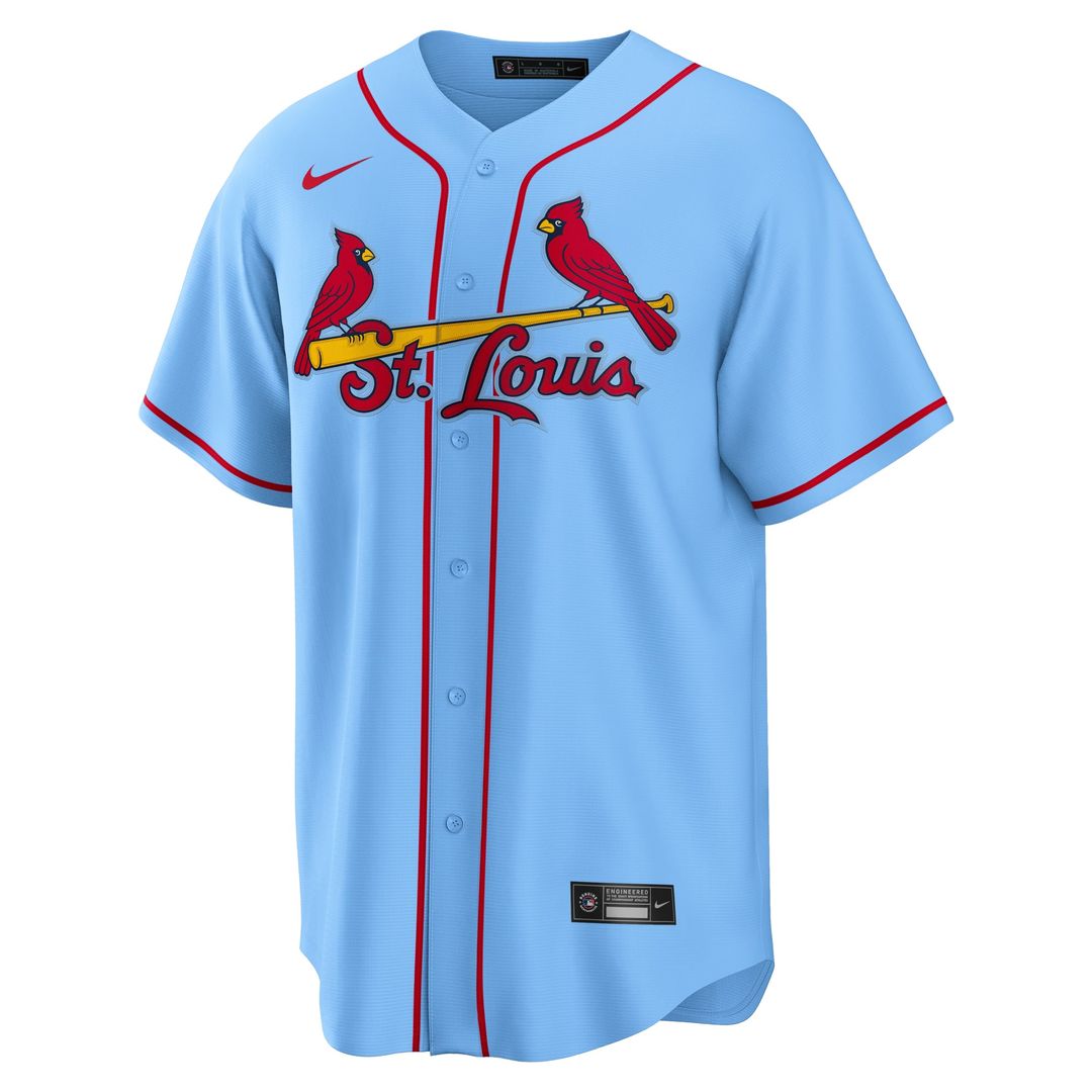 Lars Nootbaar St. Louis Cardinals Nike Alternate Replica Jersey - Light Blue | MLB Fan Gear