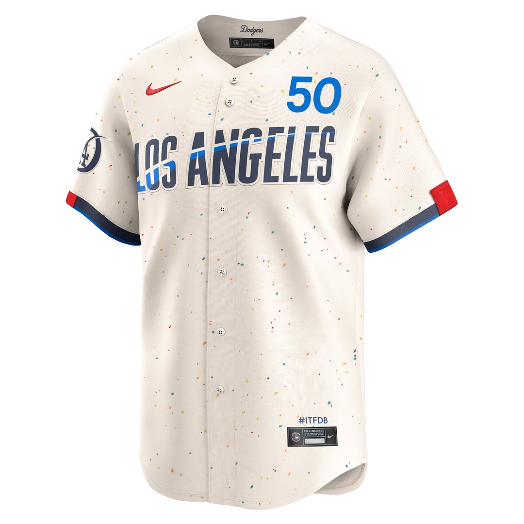 Mookie Betts Los Angeles Dodgers Nike City Connect Limited Player Jersey - Cream | MLB Fan Gear
