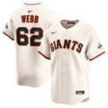 Logan Webb San Francisco Giants Nike Home Limited Player Jersey - Cream | MLB Fan Gear