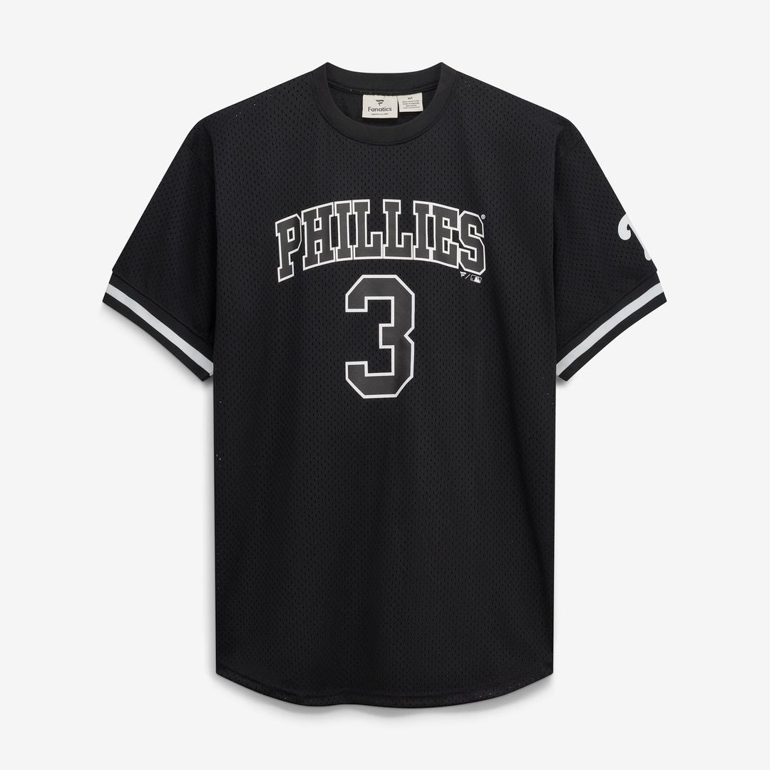 Bryce Harper Philadelphia Phillies Fanatics Big & Tall Heavyweight Mesh Jersey - Black/ White | MLB Fan Gear