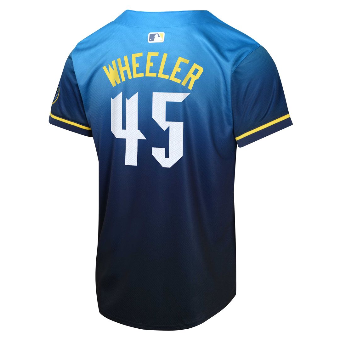 Zack Wheeler Philadelphia Phillies Nike Youth 2024 City Connect Limited Player Jersey - Blue | MLB Fan Gear
