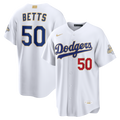 Mookie Betts Los Angeles Dodgers Nike 2026 Gold Collection Stadium Jersey - White | MLB Fan Gear