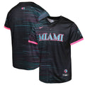 Miami Marlins Youth 2025 City Connect Limited Jersey - Black | Nike MLB Fan Gear