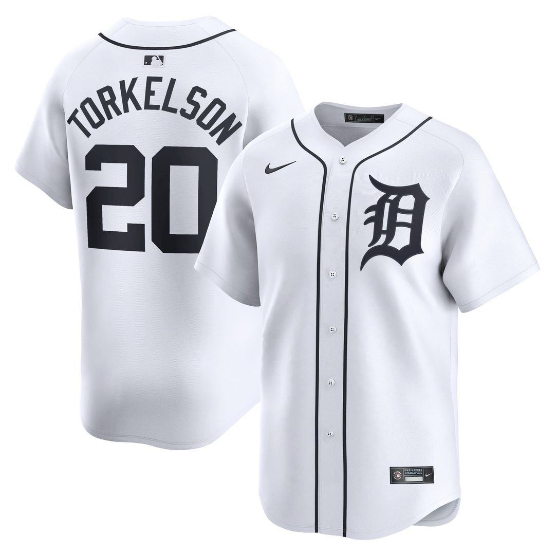 Spencer Torkelson Detroit Tigers Nike Youth Home Limited Player Jersey - White | MLB Fan Gear