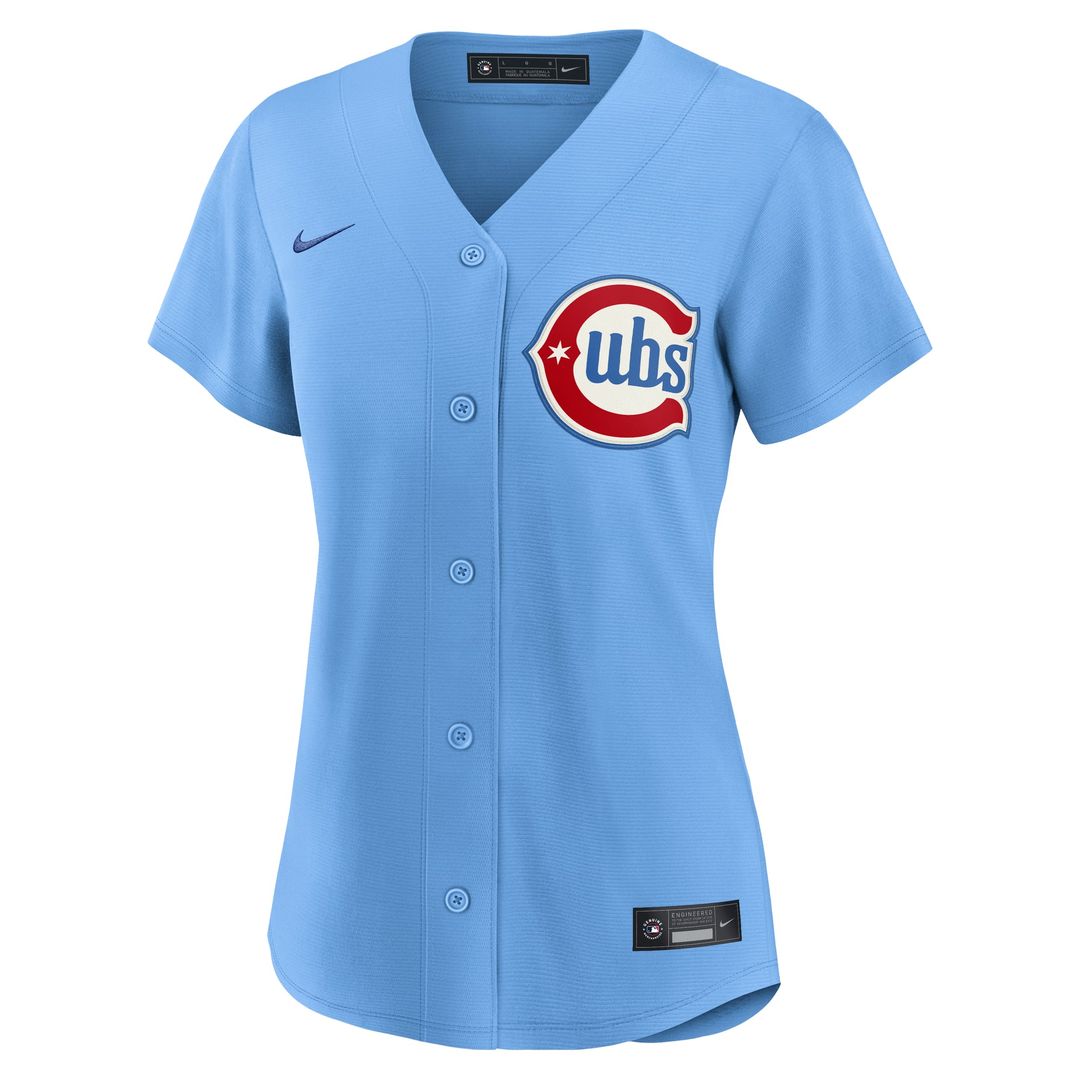 Chicago Cubs Nike Women's Alternate Replica Jersey - Light Blue | MLB Fan Gear