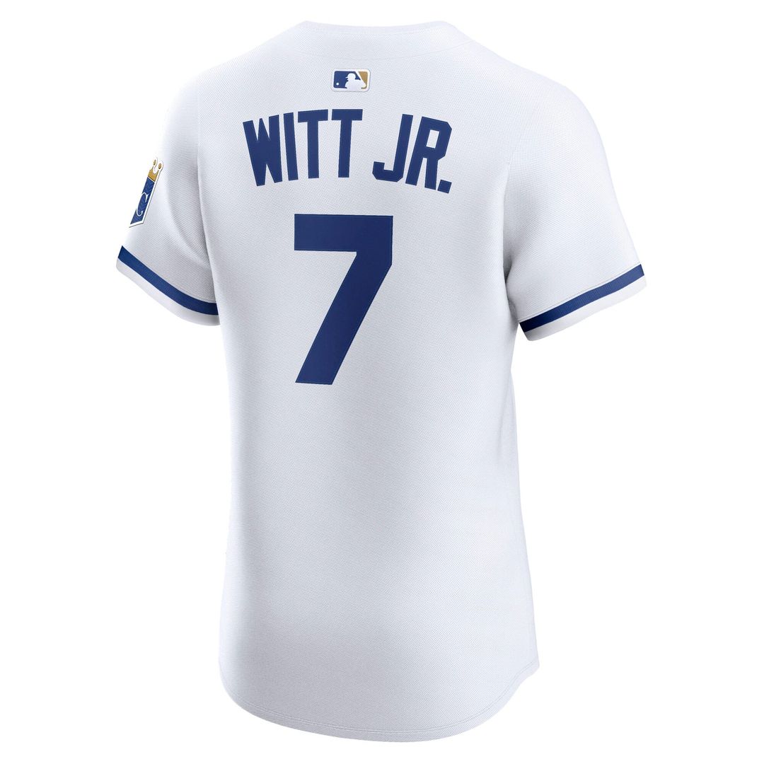 Bobby Witt Jr. Kansas City Royals Nike Home ElitePlayer Jersey - White | MLB Fan Gear