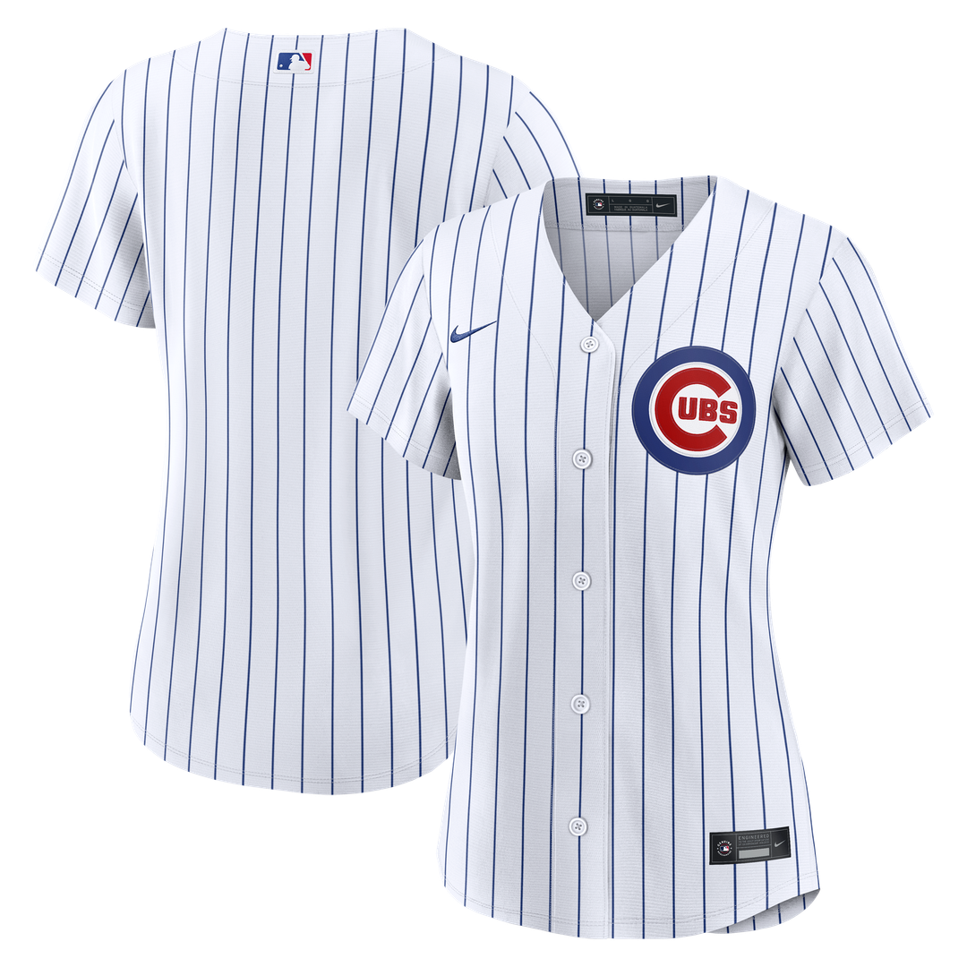 Chicago Cubs Nike Women's Home Replica Jersey - White | MLB Fan Gear