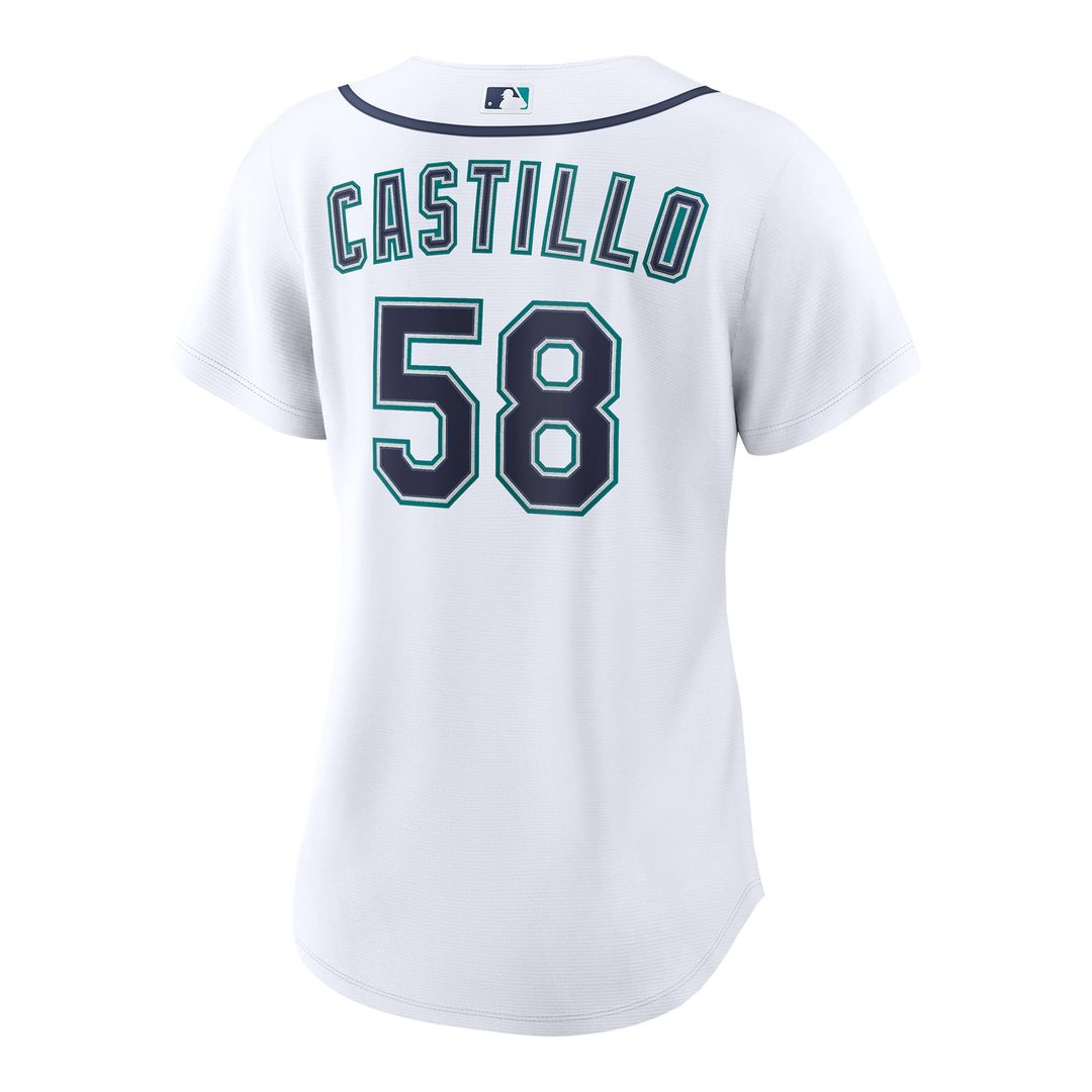Luis Castillo Seattle Mariners Nike Women's Home Replica Jersey - White | MLB Fan Gear
