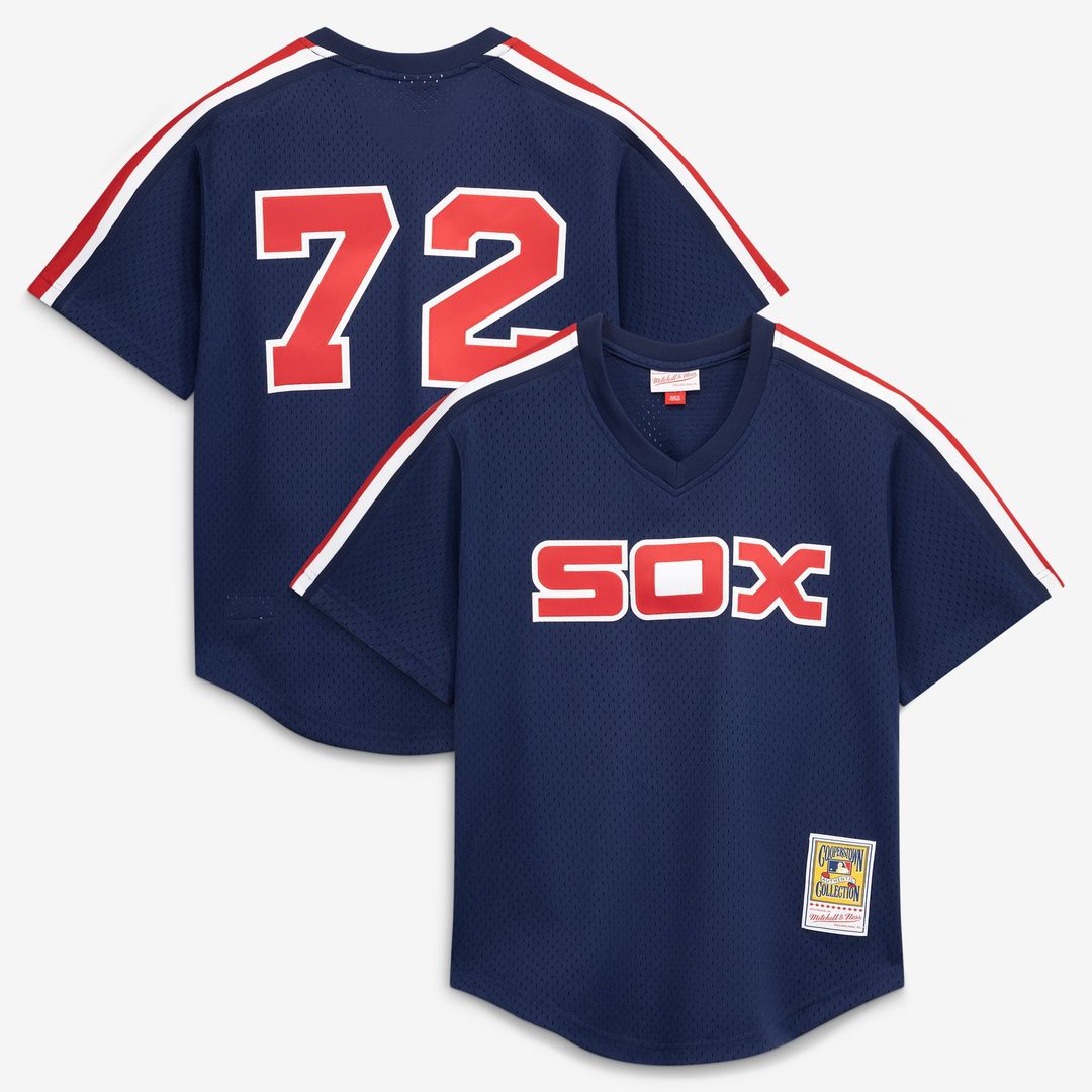 Carlton Fisk Chicago White Sox Mitchell & Ness Authentic Batting Practice Jersey - White | MLB Fan Gear