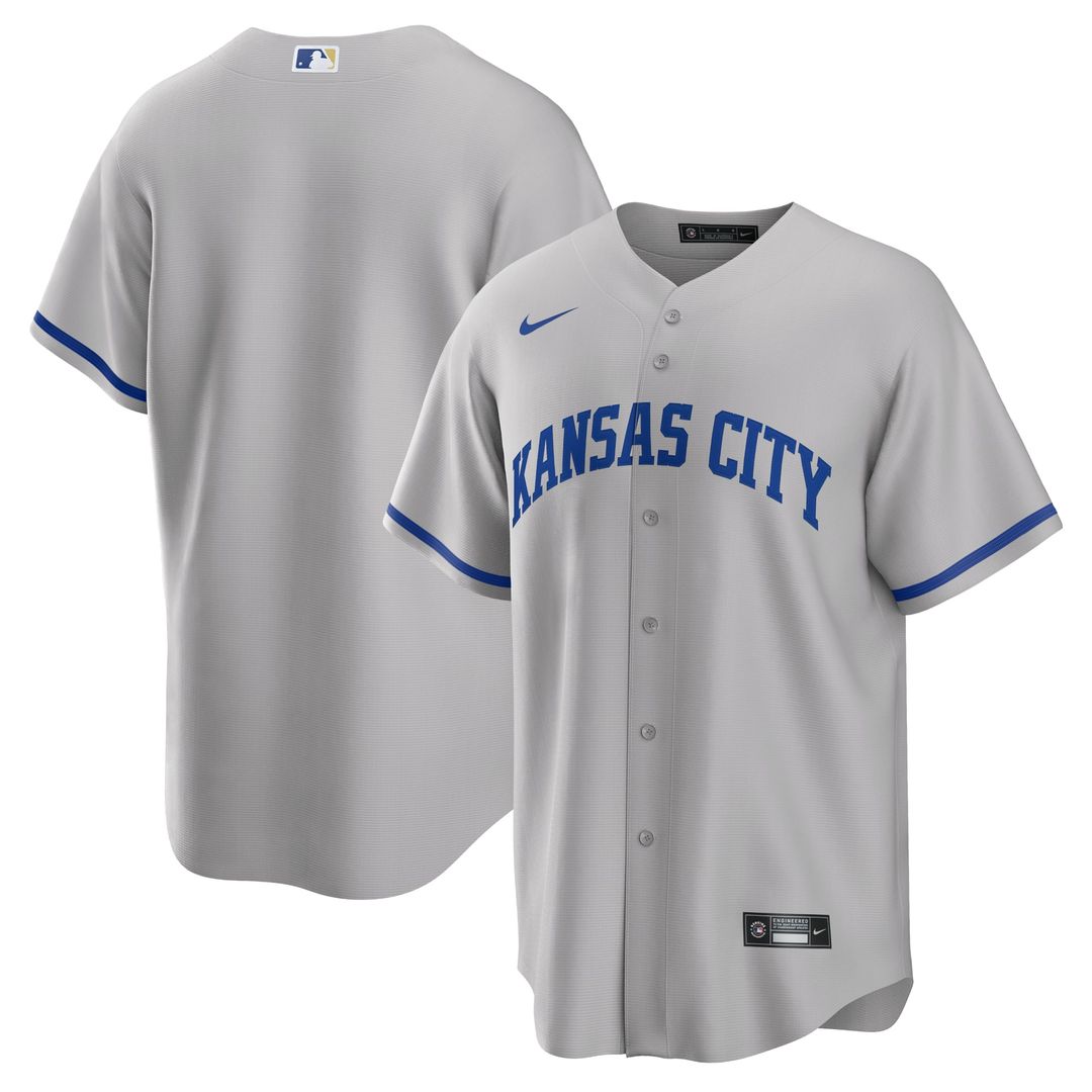 Kansas City Royals Nike Road Replica Team Jersey - Gray | MLB Fan Gear