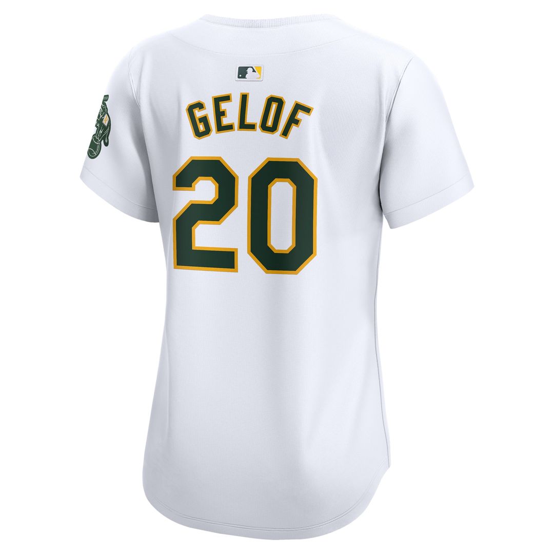 Zack Gelof Athletics Nike Women's Home Limited Player Jersey – White | MLB Fan Gear